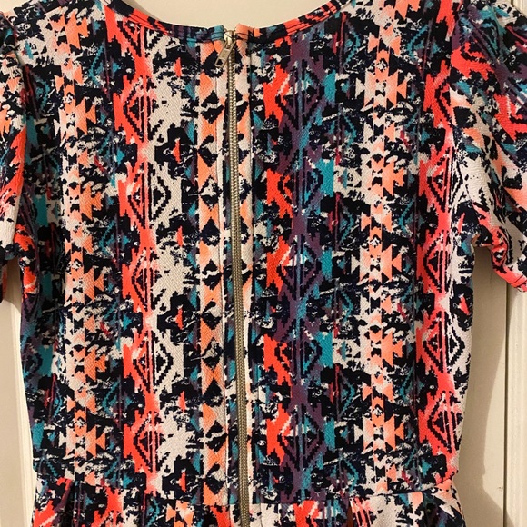 Colorful comfy dress - Picture 2 of 4